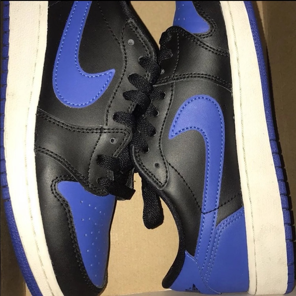 Royal blue low Jordan 1s